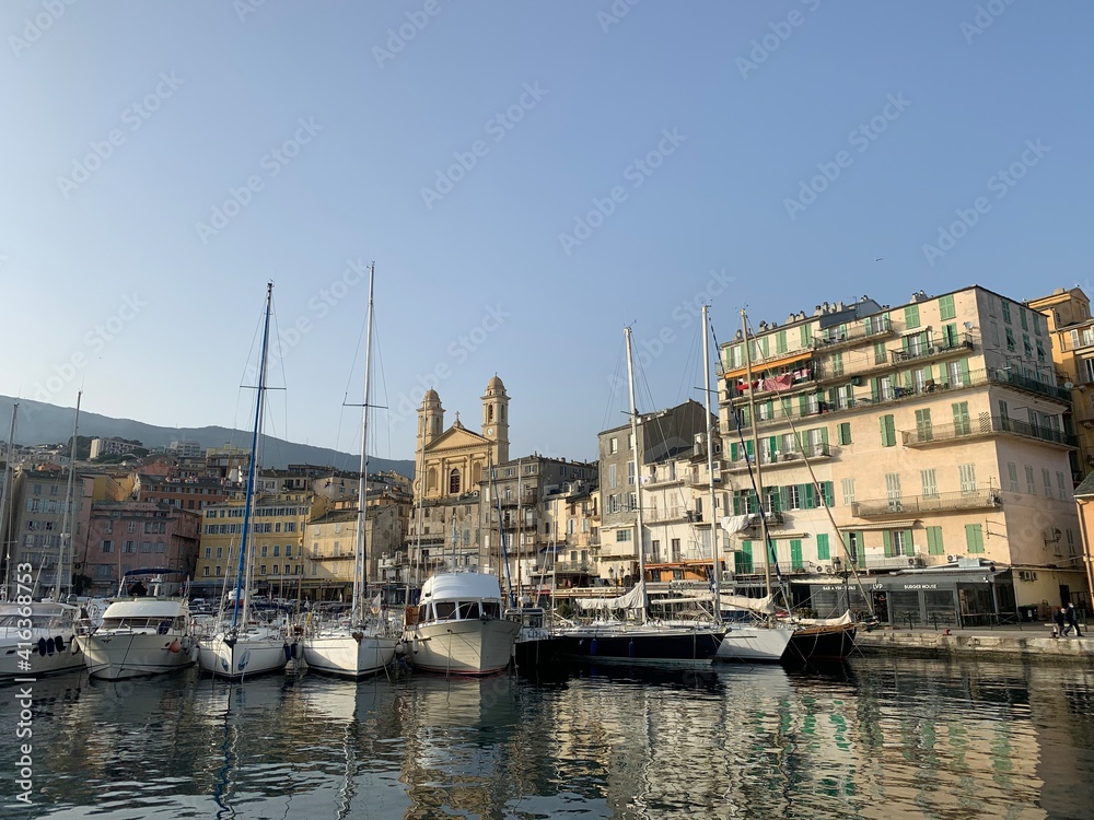 old port of Bastia Corsica France