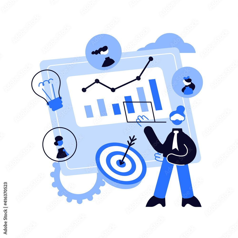 Project initiation vector flat design infographics isolated Project initiation vector flat design infographics isolated