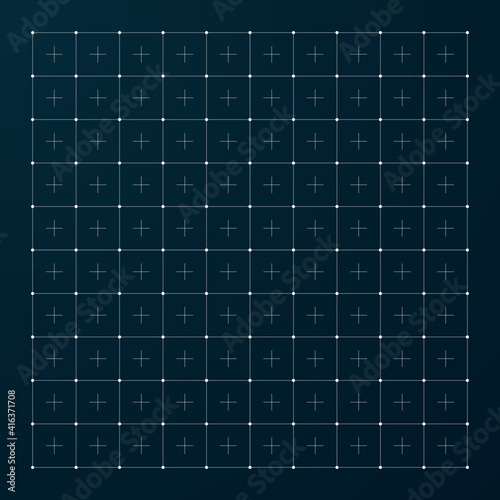 HUD grid modern interface. Grid for futuristic interface. Vector illustration