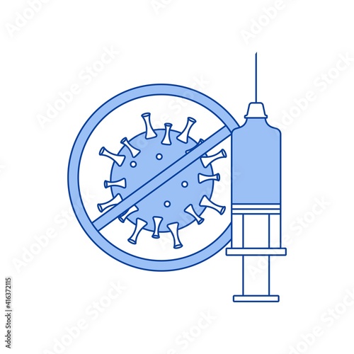 Coronavirus vaccination icons 3