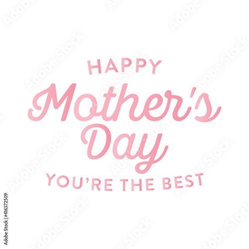 Mother's Day Appreciation, Mother's Day Background, Mom's Day, Mom's Love, Happy Mother's Day Text, Mother's Day Greeting Card, Vector Text Background Illustration
