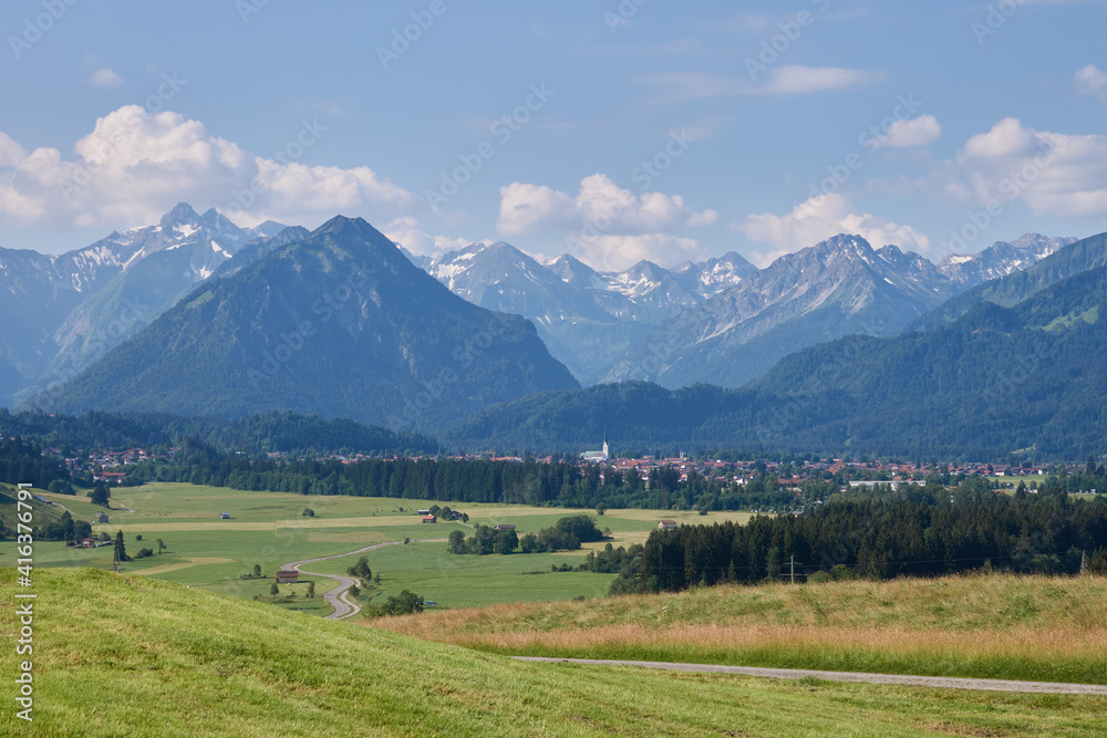 Berggipfel des Allgäuer Alpenhauptkamms