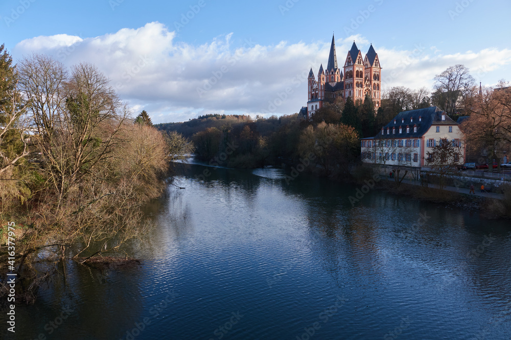 Dom zu Limburg im Abendlicht