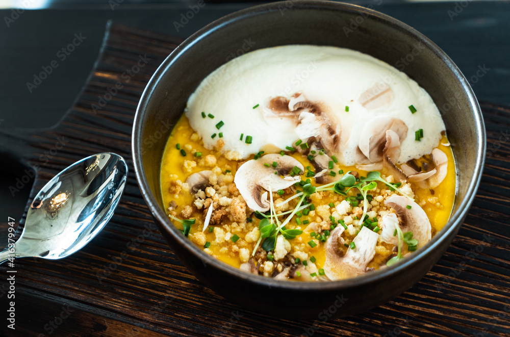 lentil soup with mushrooms lentil soup with mushrooms