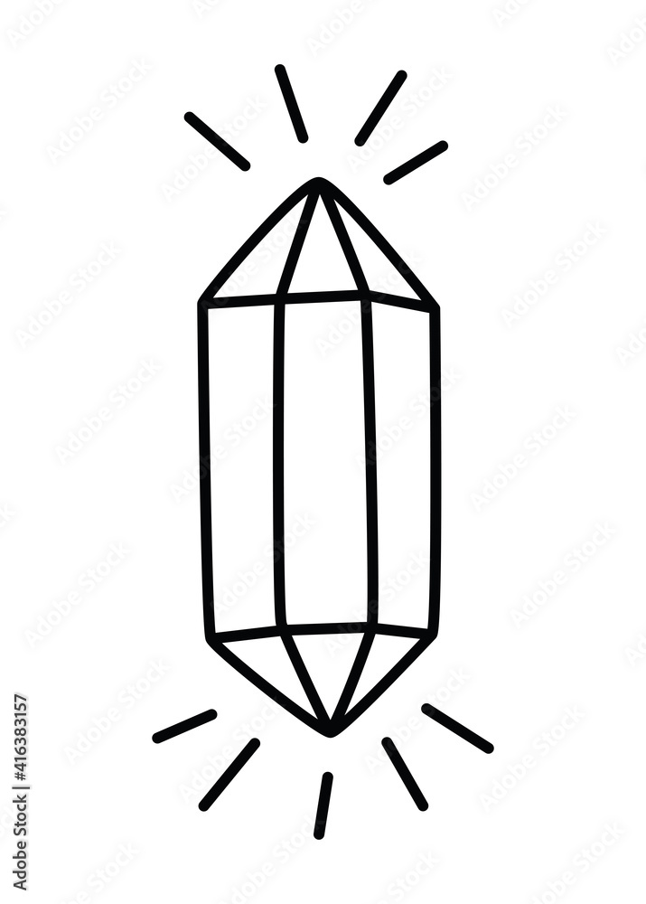 minimalist tattoo of a diamond over a white background