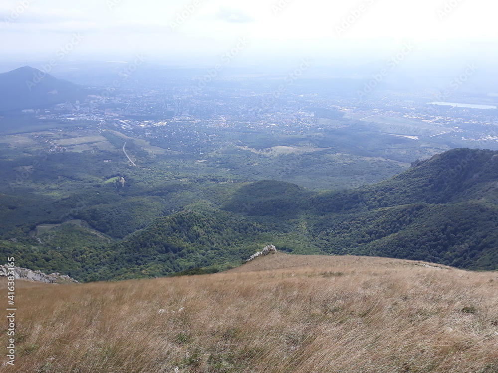 view from the top of the mountain