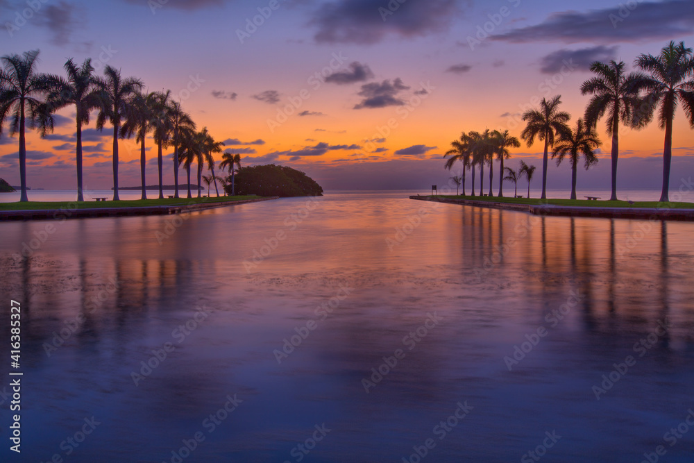Pastel Sunrise in Miami  - Deering Estate 