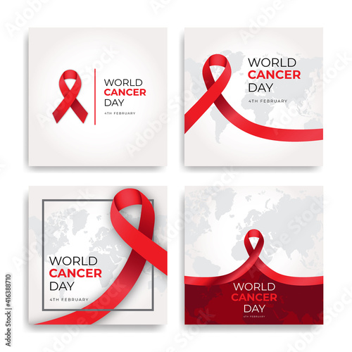 World Cancer Day Instagram Post template