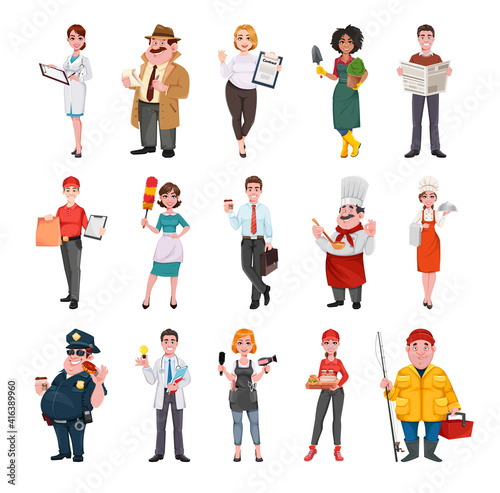 People of different professions