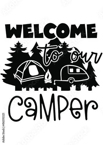 Camp, Camping, Camp site, Caravan, Forest, Pine, Family Holiday, Travel