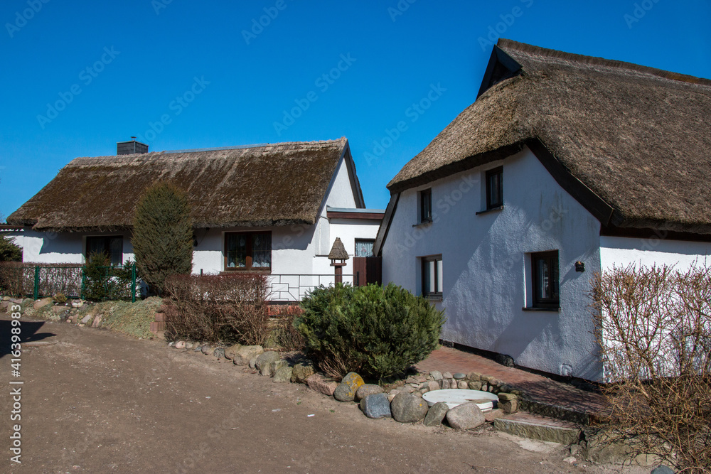 traditional rügen village / village Vitt, Germany