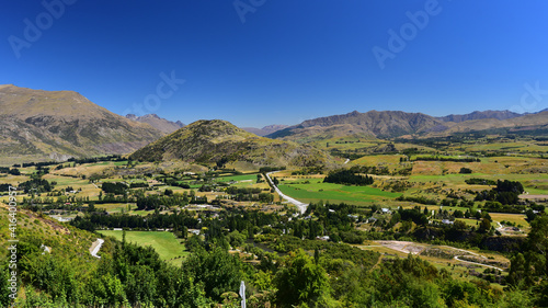 Crown Range Road Scenic Lookout, Cadrona, New Zealand