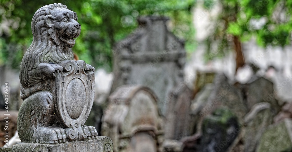 Jüdischer Friedhof in der Tschechischen Hauptstadt Prag