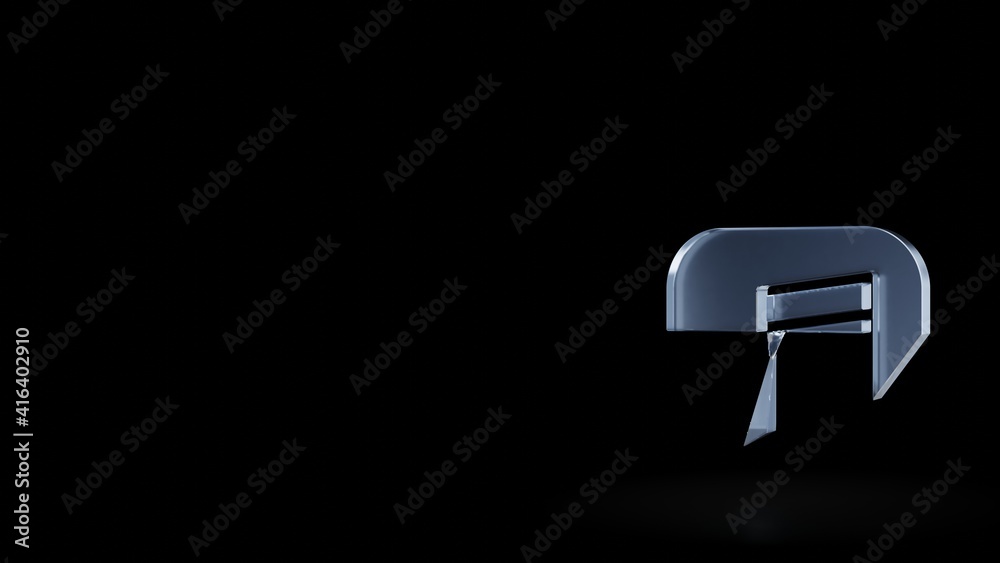3d rendering frosted glass symbol of music player isolated with reflection 3d rendering frosted glass symbol of music player isolated with reflection