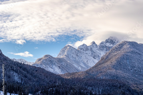 Triglav national park in winter time, Slovenia