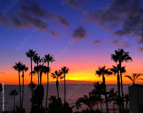 Sunset in Tenerife  Spain