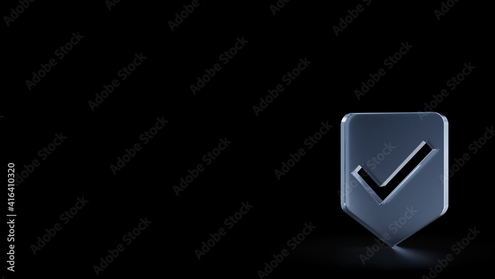 3d rendering frosted glass symbol of been here marker isolated with reflection 3d rendering frosted glass symbol of been here marker isolated with reflection