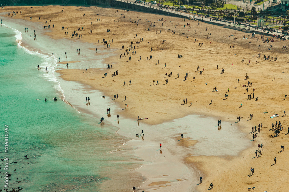 view of the beach