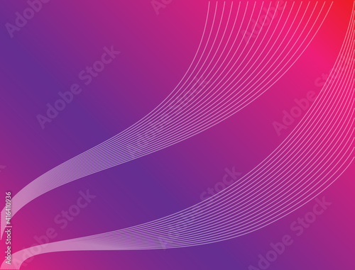 Light leak background with dominant pink red purple color gradations and wavy sonar lines