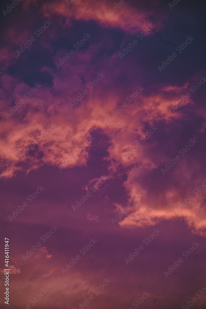 Fototapeta premium sunset in the sky