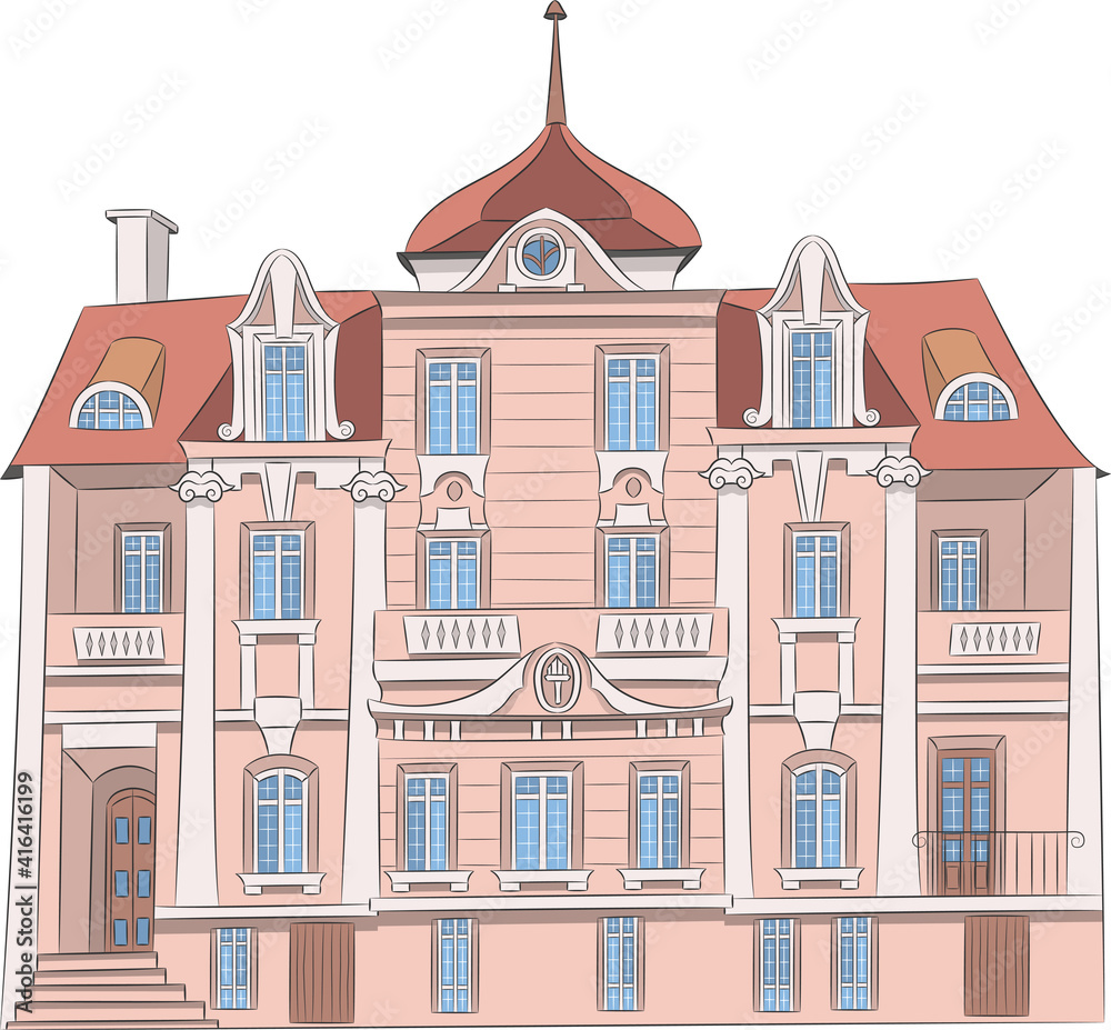 Poznan. Nice old house. Poznan. Nice old house.
