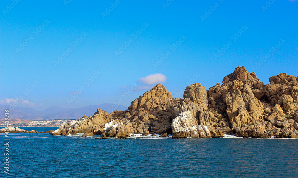 Isla de los lobos marinos en Coquimbo - Chile