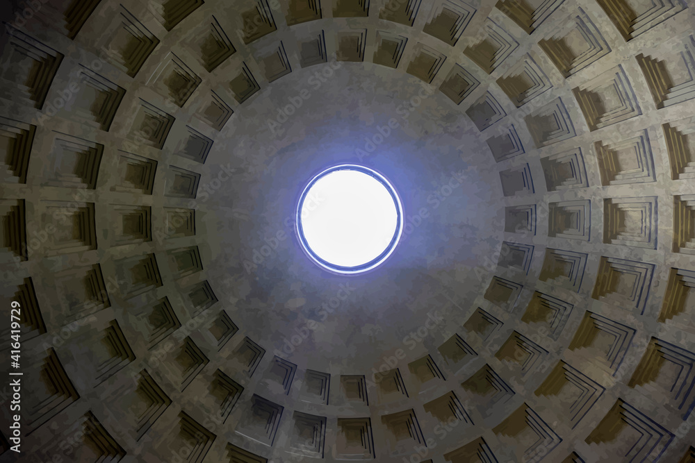 Cúpula do Panteão de Roma