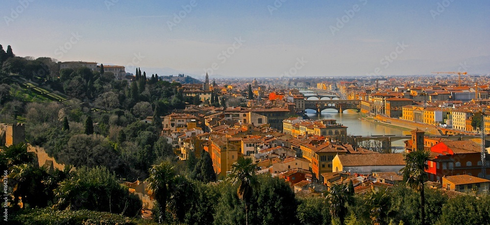 Panoramic view of Florence, Italy 