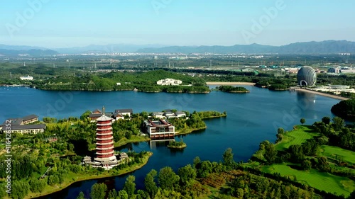 Beijing Yanxi Lake Natural Scenic Area in China photo