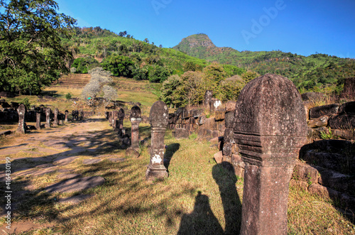 Wat Phou Ancient site ruins in southern Laos Champassak Pakse