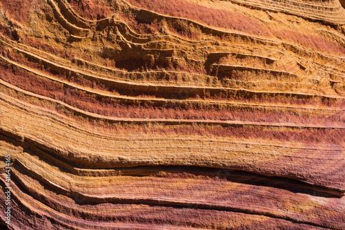 The beautiful landscape and rock formations of Coyote Buttes South in the Vermilion Cliffs National Monument in northern Arizona photo