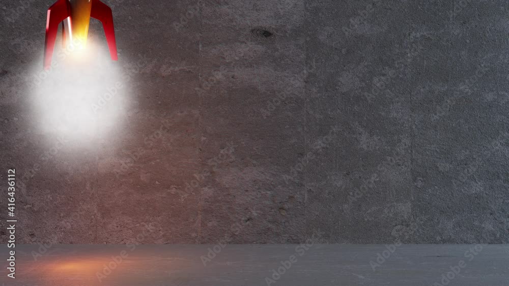 Startende Rakete 