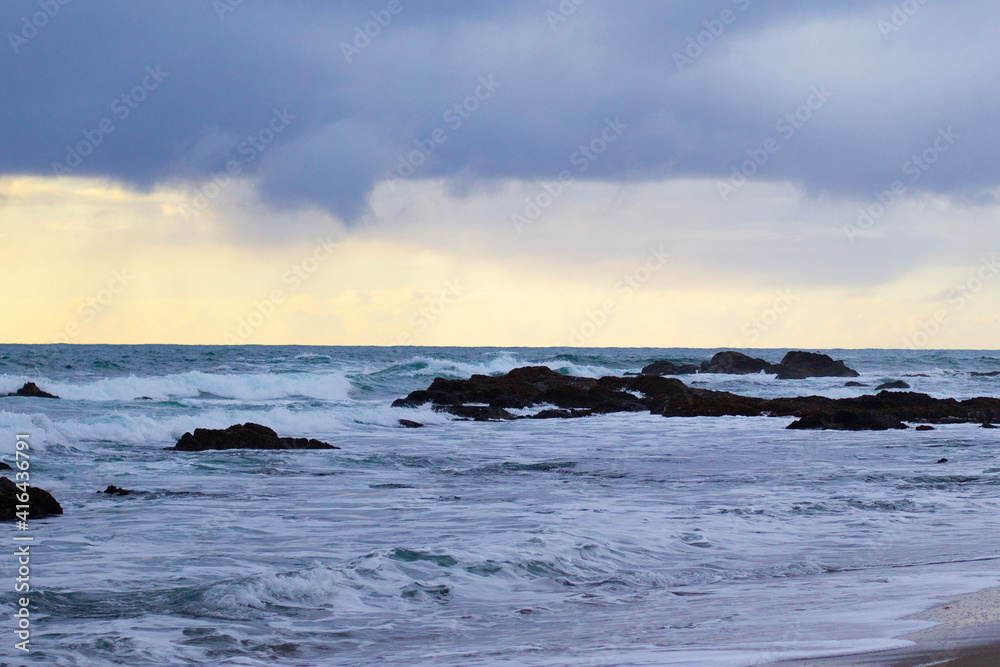 beach at sunset