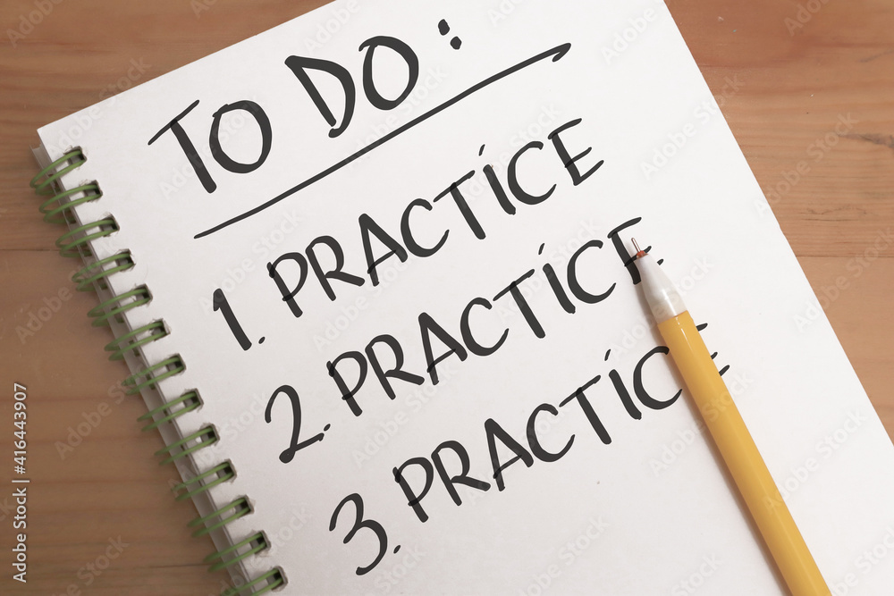 To do list Practice, text words typography written on book against wooden background, life and business motivational inspirational To do list Practice, text words typography written on book against wooden background, life and business motivational inspirational