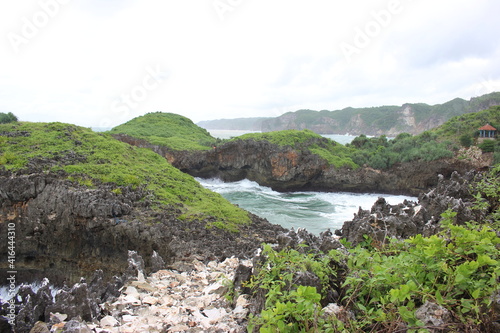 the coast of the island of the island