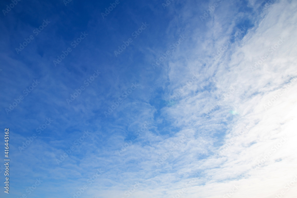 natural landscape, white clouds on a blue sky, background, place for text natural landscape, white clouds on a blue sky, background, place for text