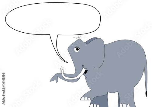 Sprechender Elefant