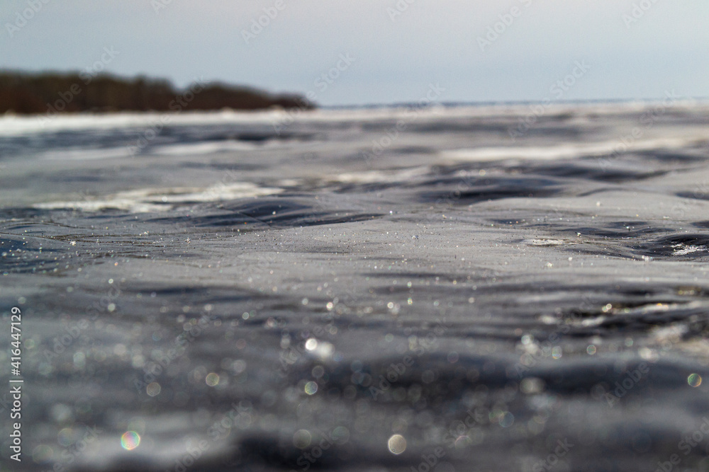 snow on the beach snow on the beach