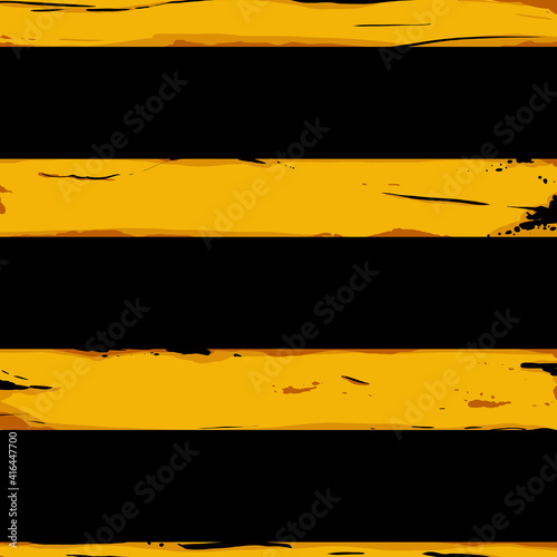 Stop sign yellow and black lines icon art illustration design