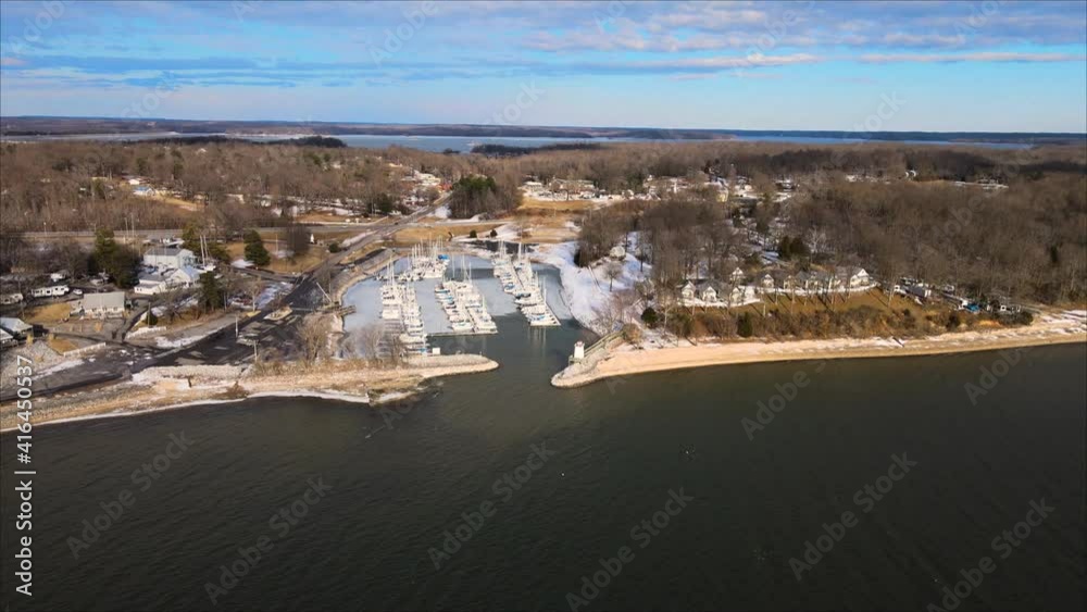 Panoramic shot of Lighthouse Landing on Kentucky Lake in Grand Rivers, Kentucky Panoramic shot of Lighthouse Landing on Kentucky Lake in Grand Rivers, Kentucky