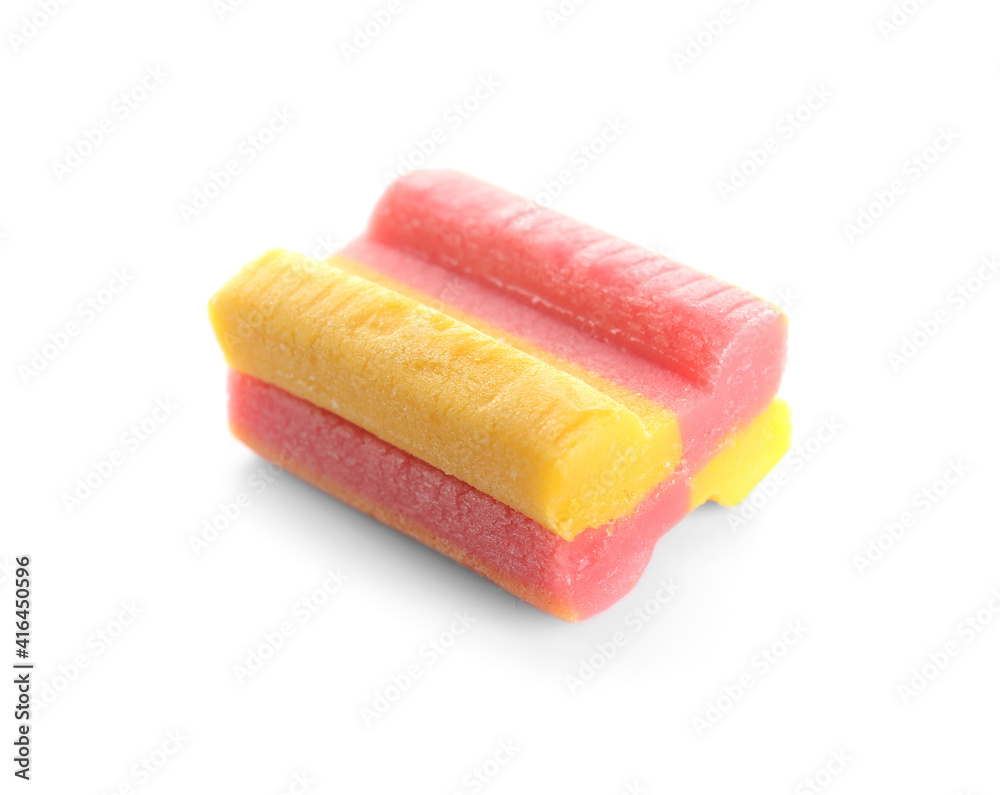 Chewing gum on white background Chewing gum on white background