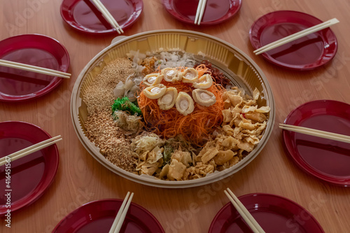 Yusheng Chinese new year salad