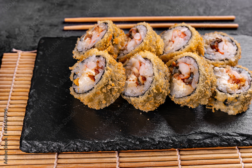 baked sushi rolls with tuna baked sushi rolls with tuna