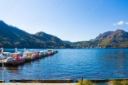 Lake Haruna is a caldera lake. It lies near the summit of Mount Haruna, within the city limits of Takasaki, Gunma Prefecture, Japan.