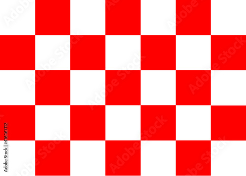 red and white checkered background