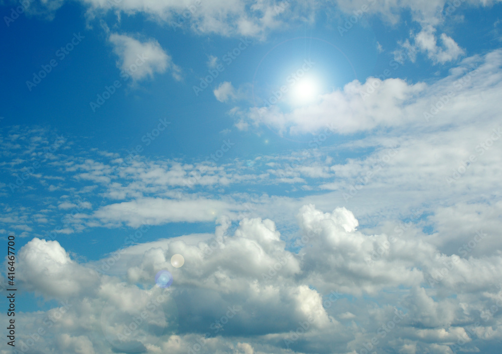 Cloudy sky background Cloudy sky background
