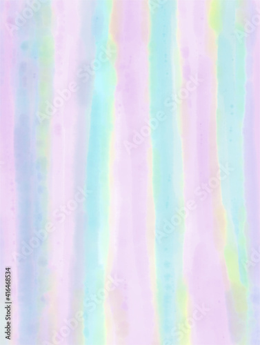 Watercolor paint like gradient background pastel ombre style. Iridescent template for brochure  banner  wallpaper  mobile screen. Neon hologram theme