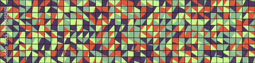 Abstract Geometric Pattern generative computational art illustration
