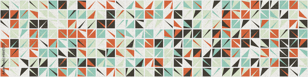 Abstract Geometric Pattern generative computational art illustration