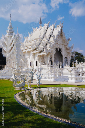 Wat Rong Khun (White Temple), Chaing Rai, Thailand photo